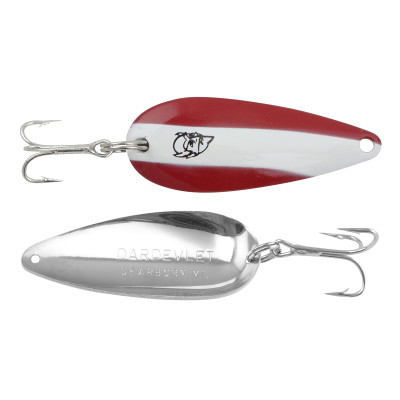 Three Eppinger Seadevle Black/White Chunk Fishing Spoon Lures 3 oz