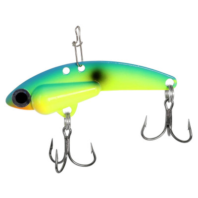 SteelShad Mini Series Blade Bait -2 Pack Chartreuse Blue
