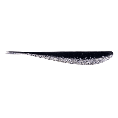 Big Bite Baits Slim Minnow Soft Bait Black Flash