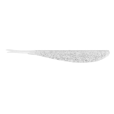 Big Bite Baits Slim Minnow Soft Bait Silver Glitter Pearl