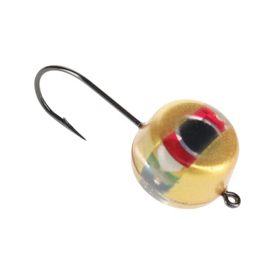 Fish Daddy Dirty Bomb Live Wire Gold Jig Blinking Pink