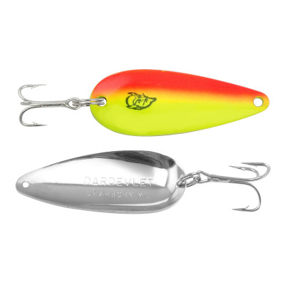 Eppinger Dardevle Spoon Chartreuse-Orange Stripe