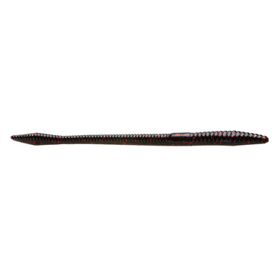 Zoom Trick Worm Black & Red Glitter