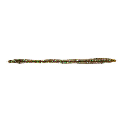 Zoom Thick Trick Worm Green Pumpkin Pepper Green