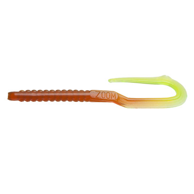 Zoom U-Tale Worm Motor Oil-Chartreuse