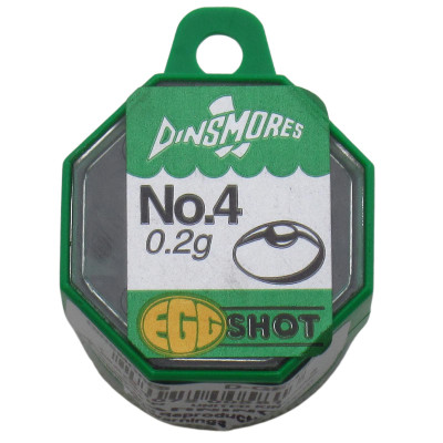 Dinsmores 5 Shot Selection Tin Egg Shaped Weights