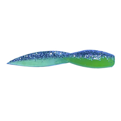 Thermocline Tadpole Soft Bait Silver Flash Chartreuse