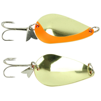 K.O. Wobbler Spoon - Nickel/Blue by Acme Tackle Company at Fleet Farm