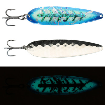 Beaver's Lures Magnum Trolling Spoon Blue Moon