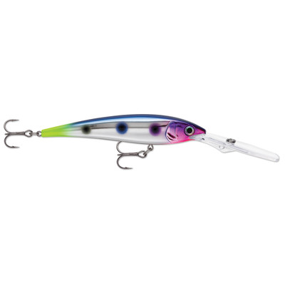 Rapala Gold Miner 20 Deep Diver Chrome Blue Hot Tail