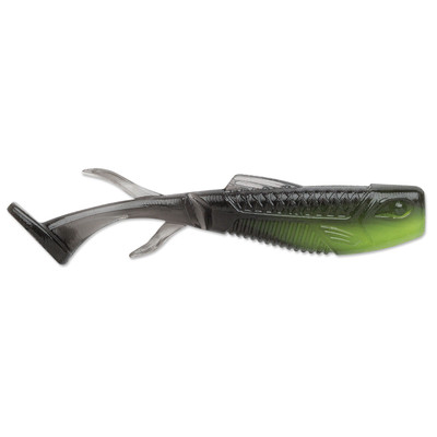 Rapala CrushCity Sizzle Shad Black Chartreuse