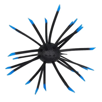 Geecrack Magnum Cue Bomb Urchin Bait - Black/Blue Tip