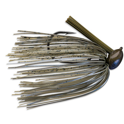VMC Compact Flippin' Ace Jig Green Pumpkin Blue
