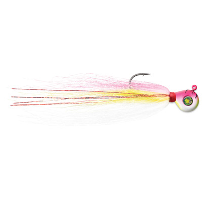 VMC EchoHair Jig Pink Fire UV