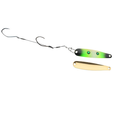 Eye-Fish Tailblazer Worm Harness Firefly - Gold Back