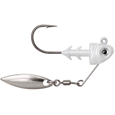 VMC Tungsten Microscope Flash Underspin Jig Head Iridescent Shiner