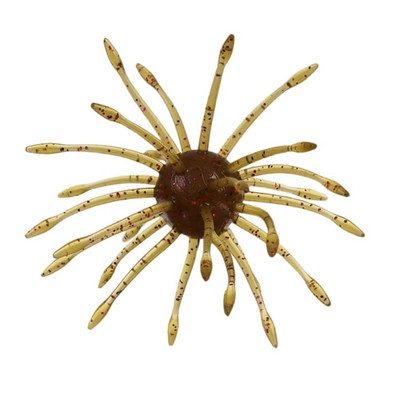 Yamamoto Uni HD Urchin Bait Green Pumpkin w/ Purple/Copper Flake