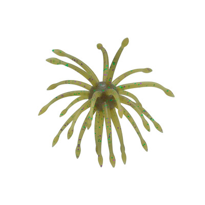 Yamamoto Uni Mas Urchin Bait Green Pumpkin w/ Green/Purple Flake
