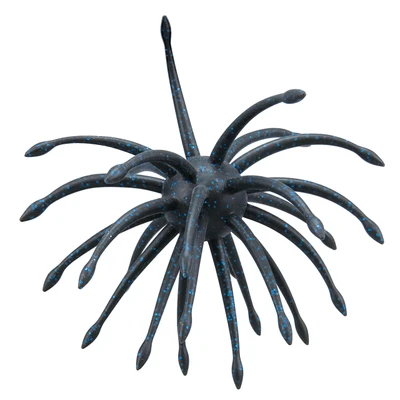 Yamamoto Uni Max Urchin Bait - Black w/ Blue Flake