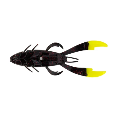 YUM Mother Bug Creature Bait - Black Neon Chartreuse