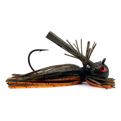 Epic Baits Finesse Factor Jig - Green Pumpkin Orange