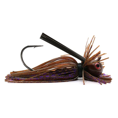 Epic Baits Finesse Factor Jig - Brown Purple Flash