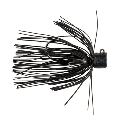 Great Lakes Finesse Skirted Ned Head Jig - Matte Black