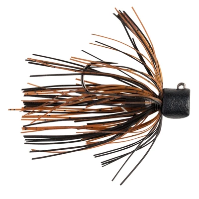 Great Lakes Finesse Skirted Ned Head Jig - Matte Black Brown