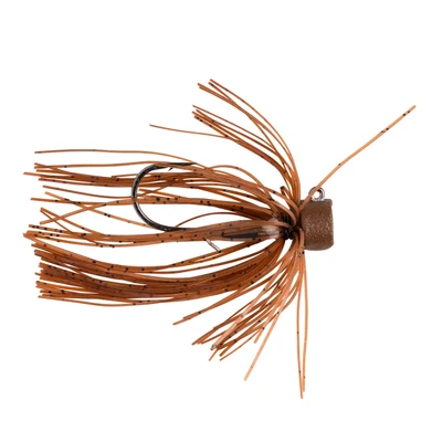 Great Lakes Finesse Skirted Ned Head Jig - Matte Brown
