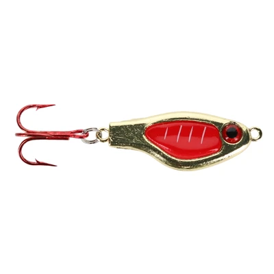 Lindy Shiner Jigging Spoon - Blood Red-Gold