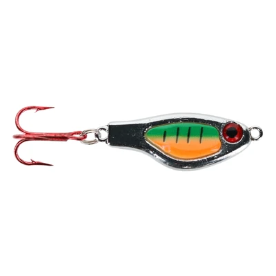 Lindy Shiner Jigging Spoon - Perch-Chrome