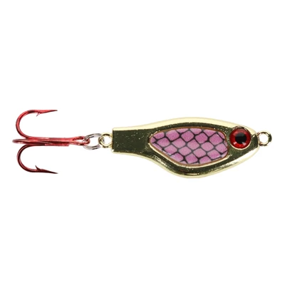 Lindy Shiner Jigging Spoon - Pink Scale-Gold