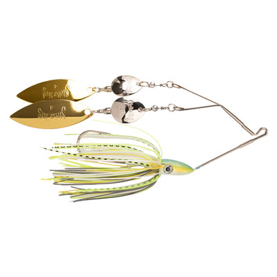 Strike King Two-Time Spinnerbait Chartreuse Sexy Shad