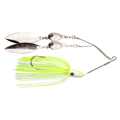 Strike King Two-Time Spinnerbait Chartreuse White