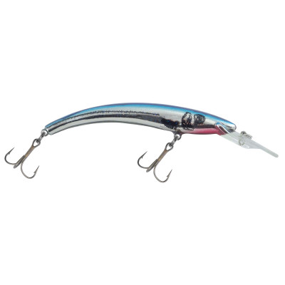 Reef Runner 600 Series Deep Little Ripper Crankbait Chrome-Blue