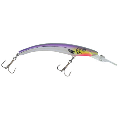 REEF RUNNER DEEP LITTLE RIPPER RED AND BLACK / GREY CRANK BAIT 8-10 FEET  DIVE