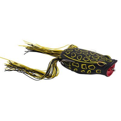 Berkley Swamp Lord Popping Topwater Frog Voodoo Black