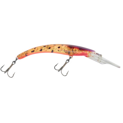 Reef Runner 600 Series Deep Little Ripper Crankbait Bare Naked Purple Sunfire