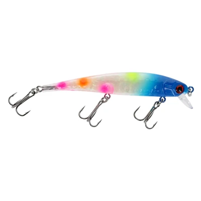 Pirate Shallow Diving Minnow - Blue Wonderbread Glow