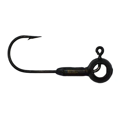 Leland's Lures Crappie Magnet Eyehole Round Jig Head - Black