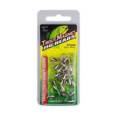 Leland's Lures Trout Magnet Jig Head Refill Pack - Silver