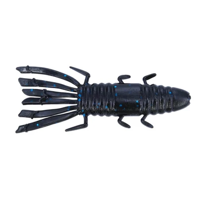 Yamamoto Biba Bug Soft Bait - Black w/ Blue Flake