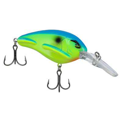 Bill Lewis Brush Crank Deep Diving Crankbait Chartreuse Blue