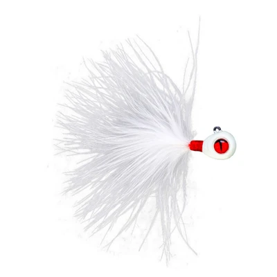 Northland Tungsten Crappie Bou Jig - Super-Glo White