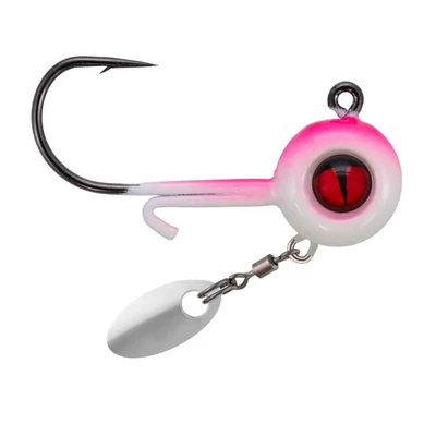 Northland Tungsten Panfish Spin Jig Head - Super-Glo Pinky