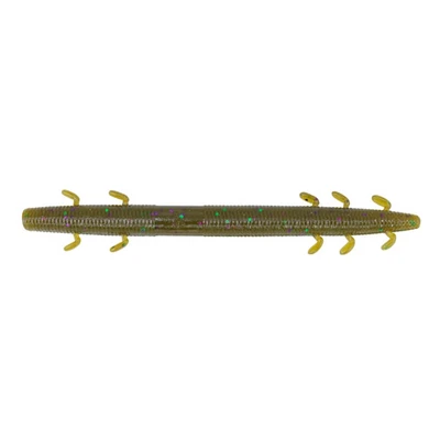 Yamamoto Covert Senko Worm - Green Pumpkin w/ Green/Purple Flake