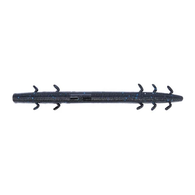 Yamamoto Covert Senko Worm - Black w/ Blue Flake