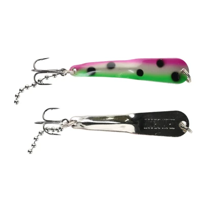 Iron Decoy Walleye Series Spoon - Silver Watermelon