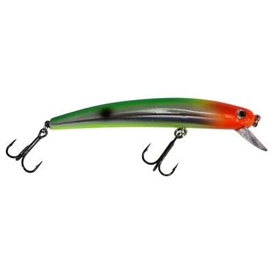 Dreamweaver Bay Rat Long Shallow Crankbait - Veggie Chrome