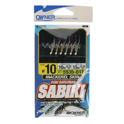 Owner Sabiki Rig - Mackerel Fish Skin